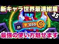 【新キャラ】世界「最速紺盾」を達成した日本人！「オールランク35」プレイヤーから最強の使い方を学べ！【ブロスタ】