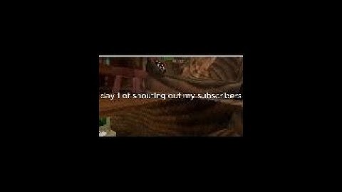 Day 1 of shouting out my subscribers