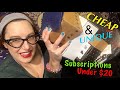 CHEAP & Unique Subscription Boxes 2021  February