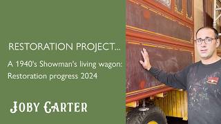 Restoration in progress video! 1940s Brayshaw Showman's living wagon