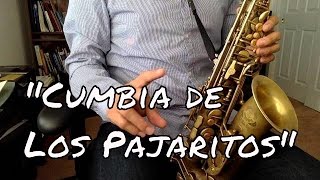 Video thumbnail of "Cumbia de Los Pajaritos - Afrosound TUTORIAL SAX ALTO 🎷"