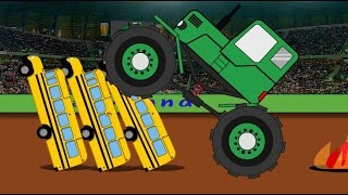 Monster Truck Stunts and Tractor Puzzle