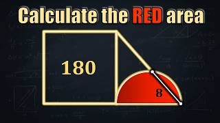 Can you solve this tricky RED area? | Finland math competition