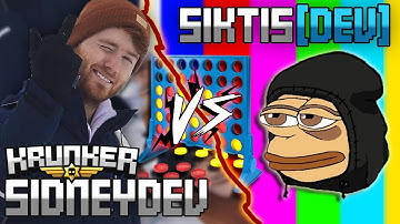 Easy WIN against KRUNKER DEVELOPER (SidneyDev) - Connect 4