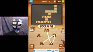 WORD COOKIES CROSS VANILLA LEVEL 15 ANSWERS (WORD COOKIES 2)