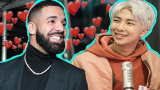 Namjoon Being Wipped for Drake I Drake Number 1 Fanboy plus Drake reacting to BTS