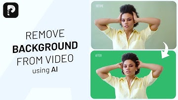 Remove BACKGROUND and objects from VIDEO in a second using AI