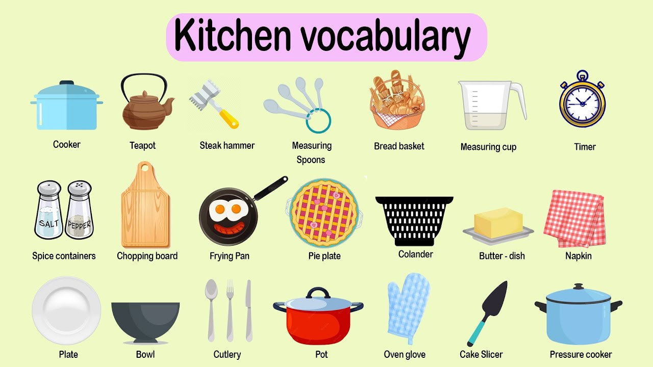 50+ HOUSEHOLD ITEMS IN ENGLISH 🛌 💡  Improve vocabulary & pronunciation 