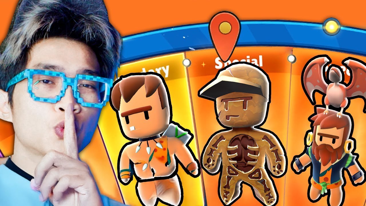 BERUSIA 100 TAHUN! BELI SKIN SPESIAL FOSIL, DINOSAURUS NAGA TERBANG, MUSUH KETAKUTAN DI STUMBLEGUYS!