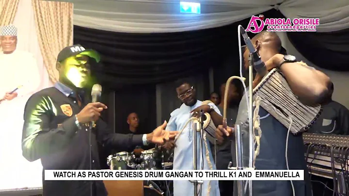 SHOCKING!!! WATCH HOW PASTOR GENESIS BEATS GANGAN DRUM TO THRILL K1 AT HIS SURPISE BIRTHDAY DINNER
