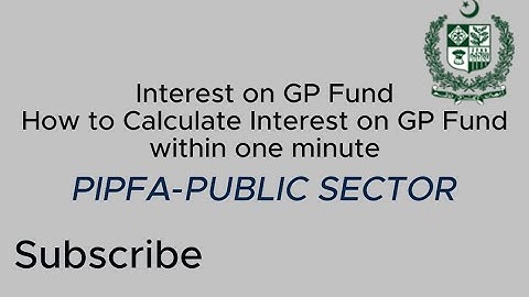Interest on GP Fund | How to calculate Interest on GP Fund within one minute |Accountant General-AG|