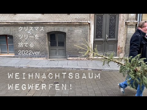 クリスマスツリーを捨てる 22ver In Germany Youtube