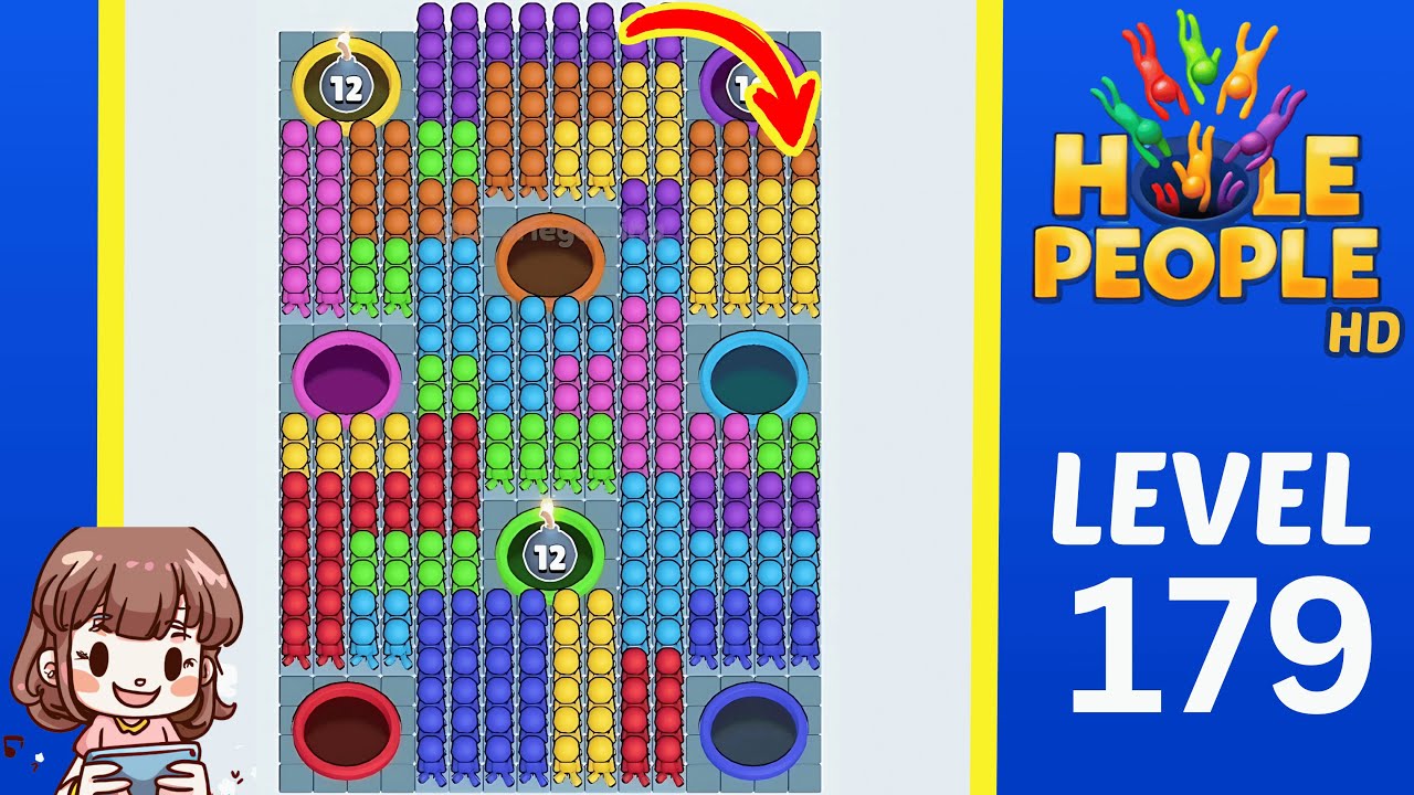 Hole People Level 179 Solution Walkthrough