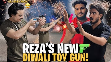 Reza Ne Buy Ki Ek Fire Gu*n🤦🏻‍♂️Ye Gu*n Toh Badi Khatarnakh hai🙆🏻‍♂️🔫😂