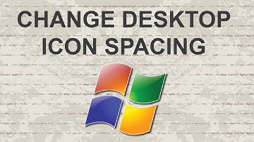 Adjusting desktop icon spacing in Windows 7