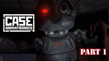 CASE ANIMATRONICS: Finding the first keycard while avoiding the wolf and ghosts!