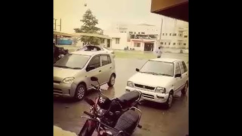 View of UOG in rain ☔