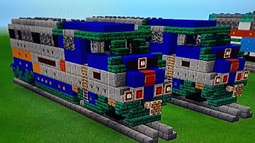 Minecraft Amtrak California EMD F59PHI Train Tutorial