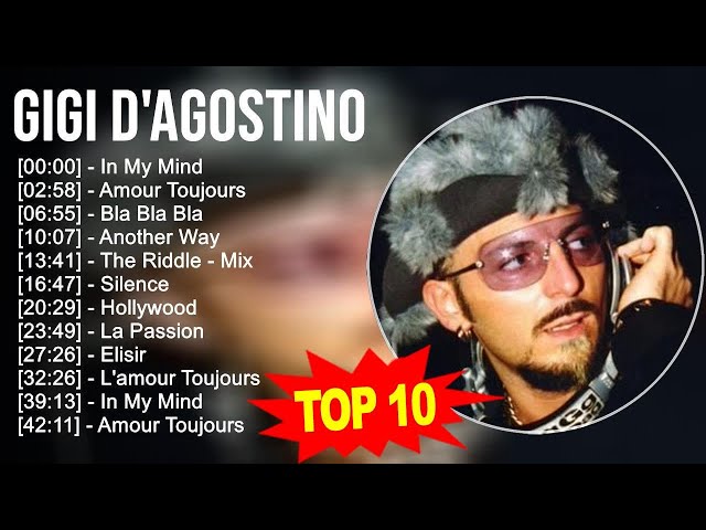 G i g i D ' A g o s t i n o 2023 MIX - TOP 10 BEST SONGS class=