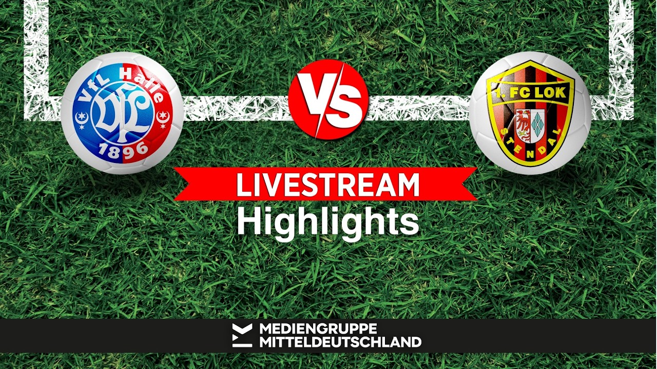 Highlights aus dem Spiel: VfL Halle 96 gegen Lok Stendal