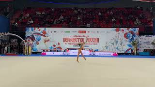 Ksenia Savinova Free hands Russian Junior Championships 2024