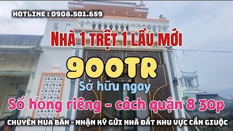 900TR SỞ HỮU NGAY NHÀ MỚI 1 TRỆT 1 LẦU XÃ MỸ LỘC CẦN GIUỘC #nhadep #nhacangiuoc #xuhuongyoutube 