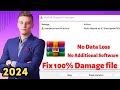 How to fix damage or corrupted rar  zip file  unexpected end of archive error