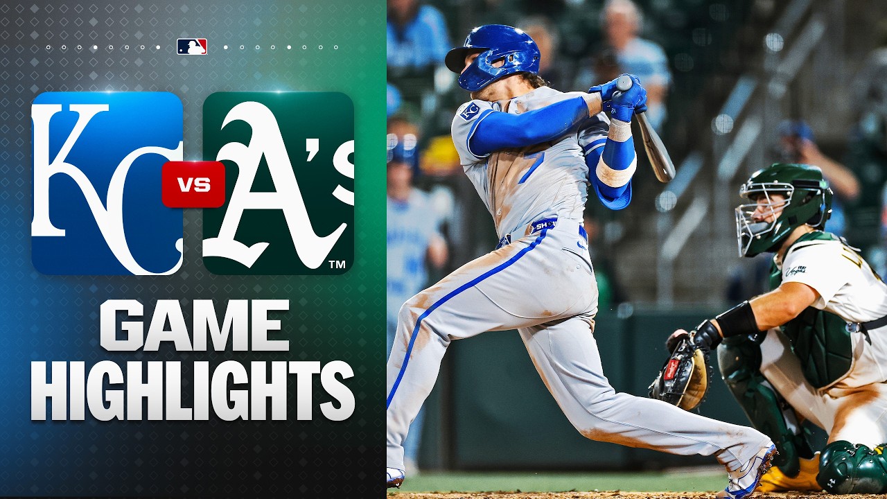 Royals vs. A's Game Highlights (4/28/26) | MLB Highlights