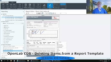 OpenLab CDS   Deleting Items from a Report Template   DE44264 4997569444