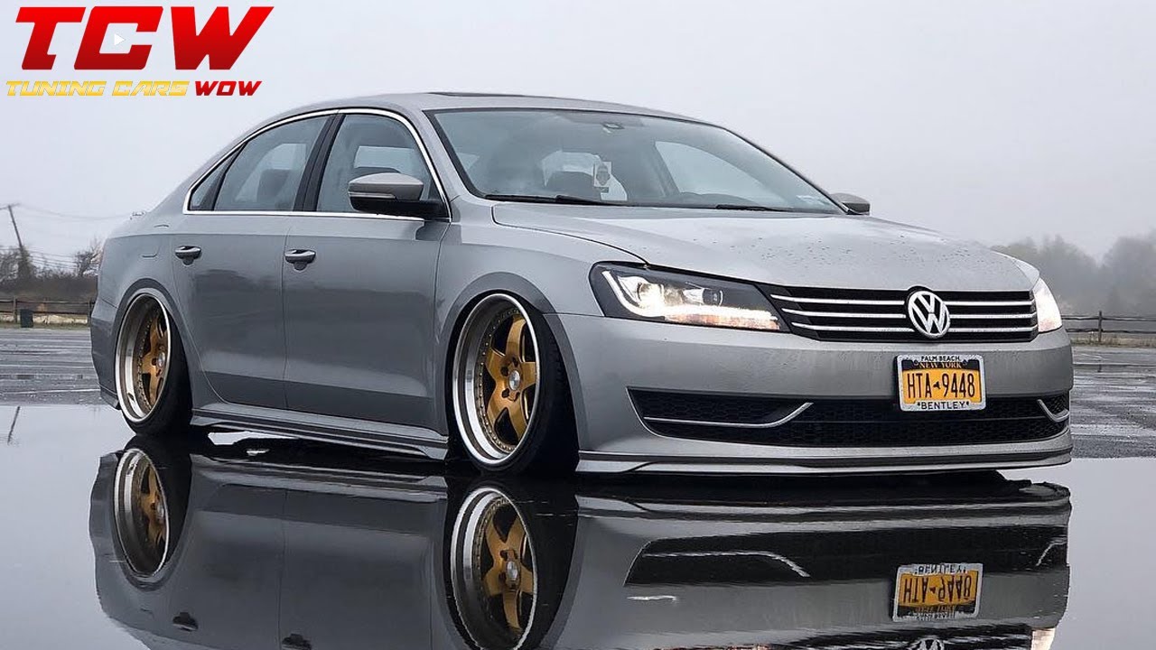 VW Passat B7 SE Bagged on Rotiform Rims Modified by Andrew 