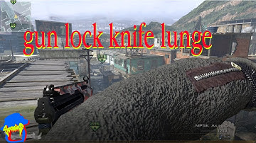 mw2/iw4x gunlock knife lunge leftover
