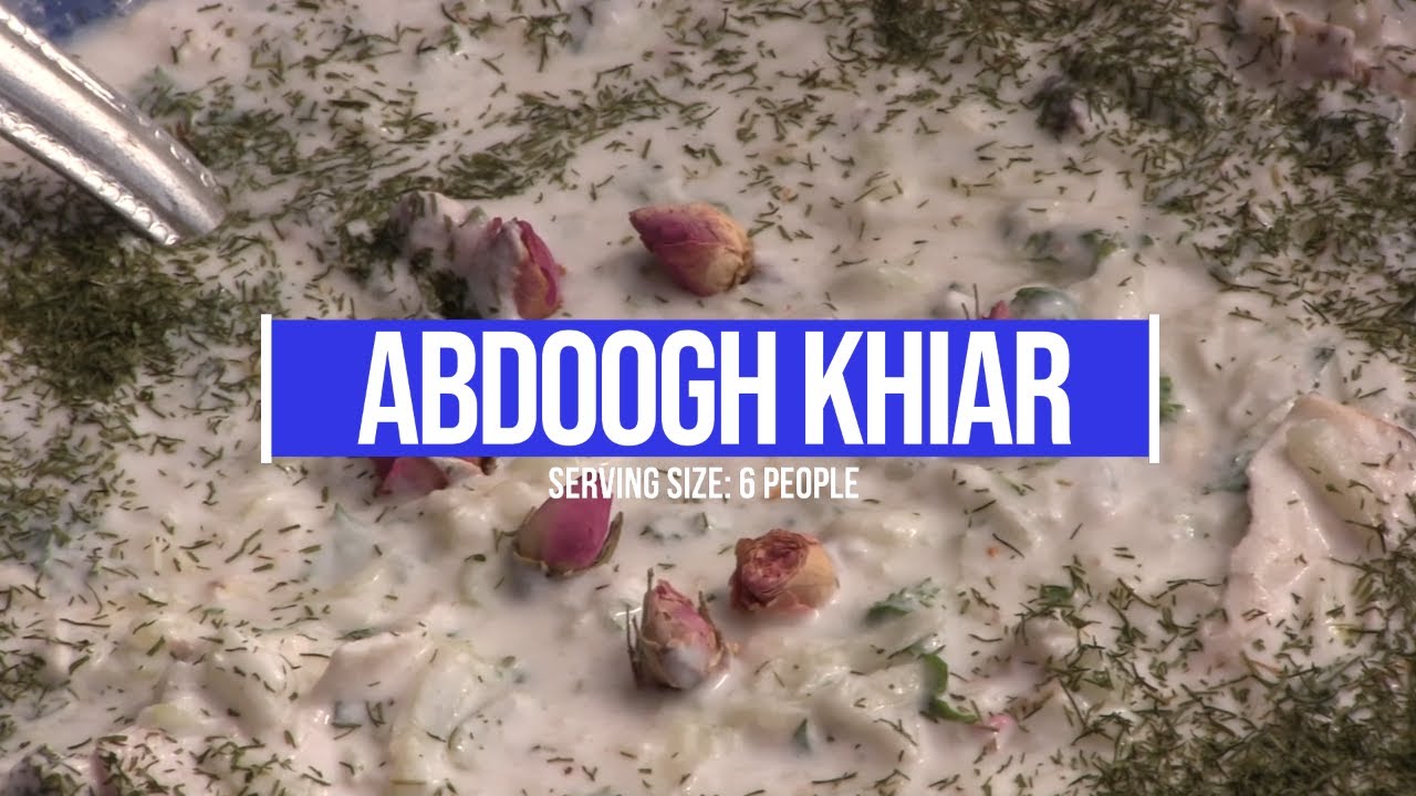 How to Make Abdoogh Khiar- Persian Yogurt Cold Soup