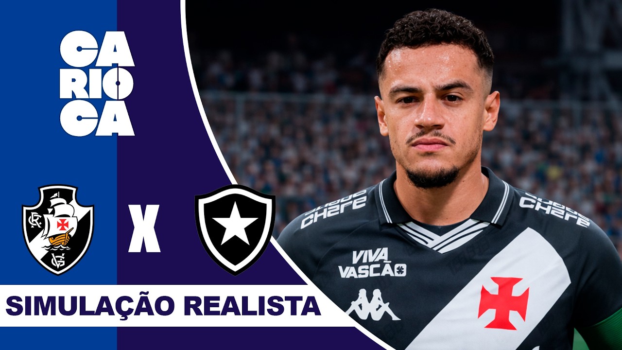 VASCO X BOTAFOGO | Campeonato Carioca 2026 | Simulação Realista