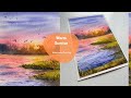 watercolorpainting Warm Sunrise | Watercolor Painting Tutorial