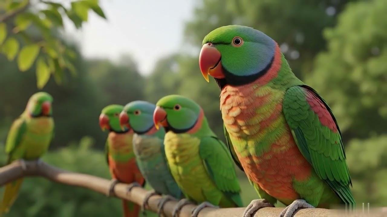 Funny Ringneck Parrot Talking Clearly | Cute Bird Moments HD