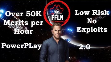 Elite Dangerous PowerPlay 2.0, How to Power Kills 50k+ merits per hour, No exploits or glitches