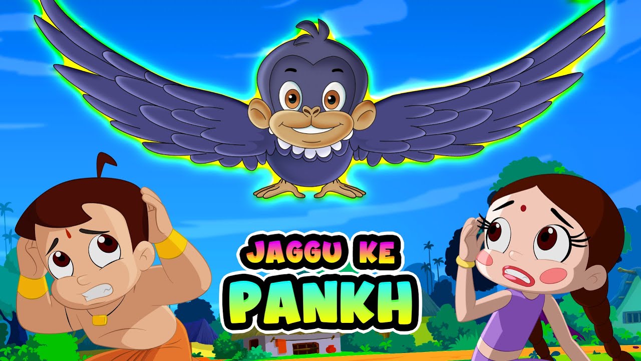 Chhota Bheem   Jaggu ke Pankh  Cartoons for Kids  Funny Kids Videos