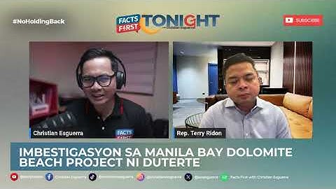 Dolomite beach project ni Duterte, pinapaimbestigahan
