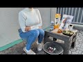 【七輪】アラサー女がひたすら焼きたいものを焼き飲む【休日】