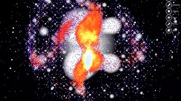 Galaxy gravity simulation:  Multigrid Method