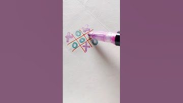 Tic Tac Toe #shorts #tictactoe  #trending #art #viral #games#students #like #comment#subscribe