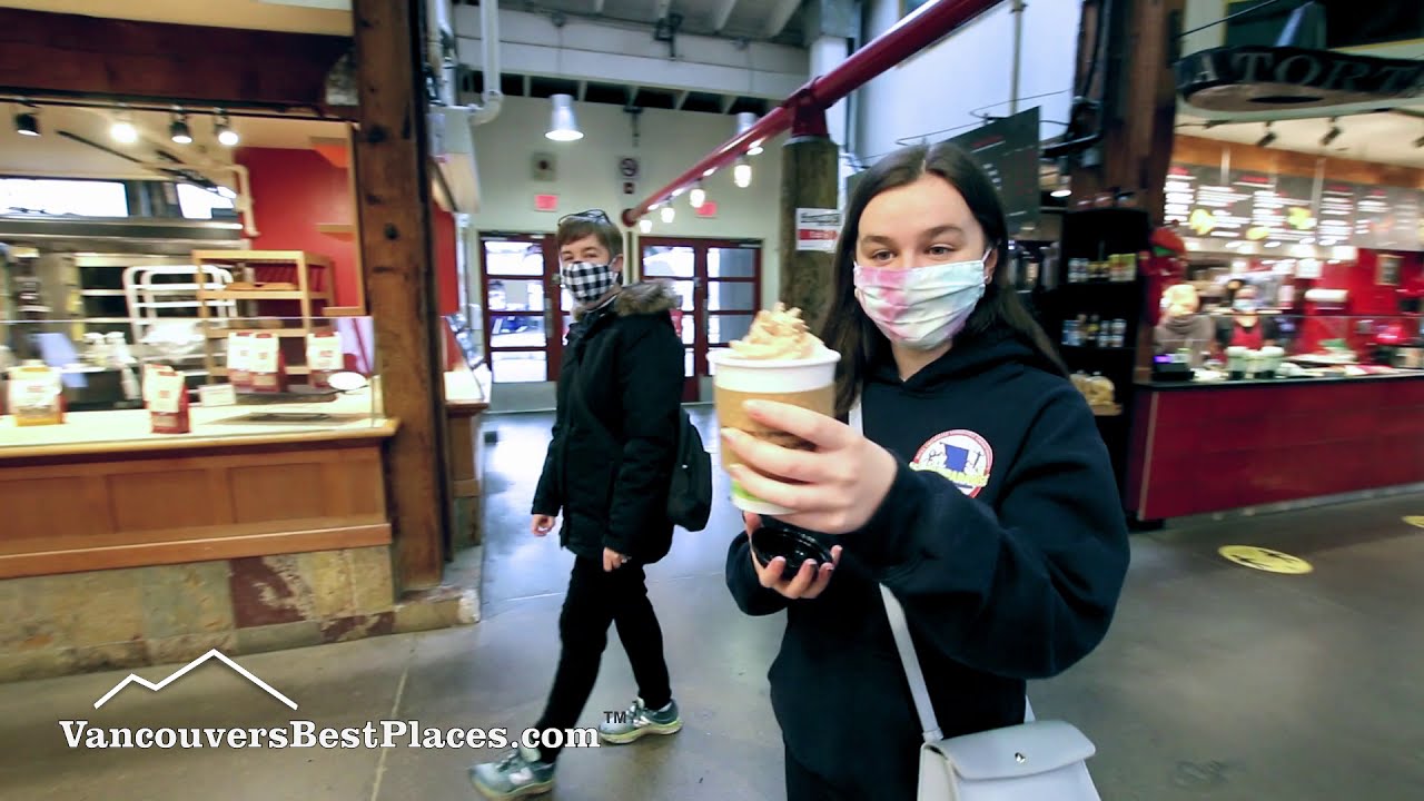Food Court at Vancouver's Granville Island Public Market