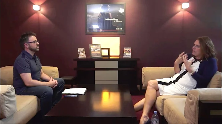 Dr. Annick De Houwer is being interviewed by Dr. J...