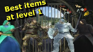 Oblivion: Best items at level 1 for any build