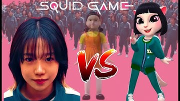 Player 222 Squid Game 2 Kim Jun Hee round 6 My talking Angela2 #player #squidgame2 #mytalkingangela2