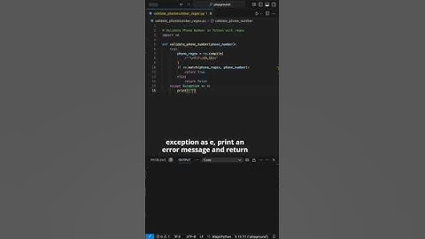 Validate Phone Numbers in Python: Quick Regex Guide #python  #coding  #programming   #codingtogether