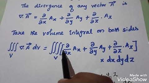 Divergence Theorem/ Proof/EMT/Unit-1/#6/Tamil