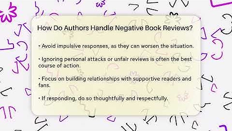 How Do Authors Handle Negative Book Reviews? - The Prose Path