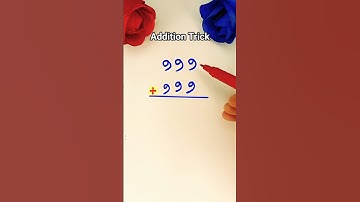 Mind-Blowing Addition Trick! 🔥 Easy Math Hack #shorts #maths #addition