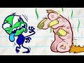 Pencilmate vs BAD BREATH Beast! | Animated Cartoons Characters | Animated Short Films